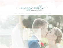 Tablet Screenshot of maggiemillsphotography.com